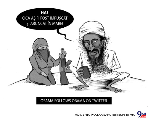 Osama follows Obama